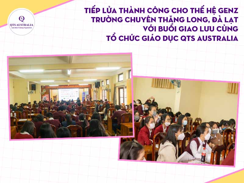 QTS Australia giao lưu cùng trường THPT chuyên Thăng Long||||||||
