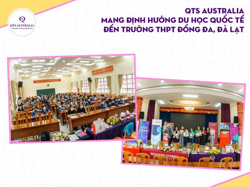 |||||Đại diện từ các trường Đại học quốc tế chia sẻ ý kiến|QTS Australia giao lưu cùng các bạn học sinh trường THPT Đống Đa