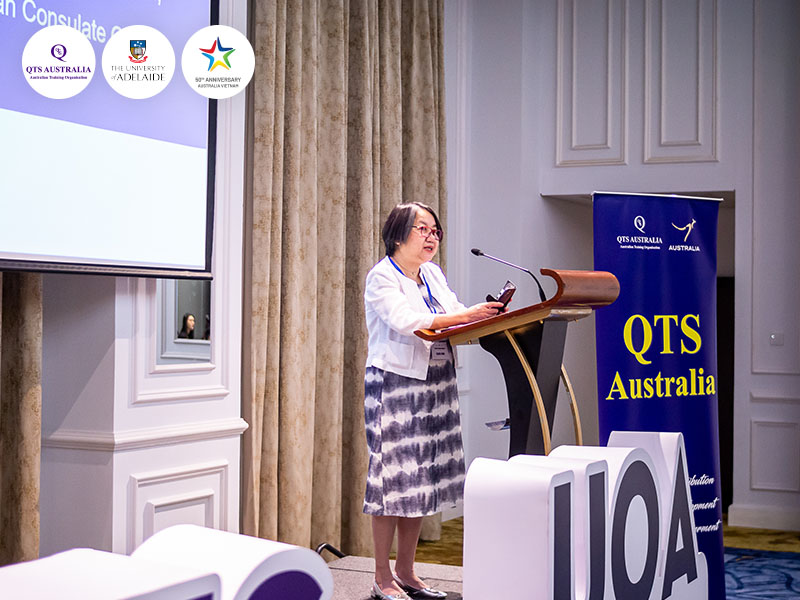 Bà Eliza Chui - Tổng Lãnh sự quán Australia phát biểu tại Hội thảo