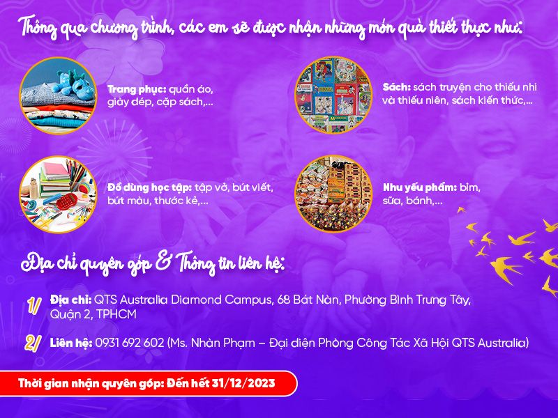 Chương trình Lộc Xuân 2024 cùng QTS Australia
