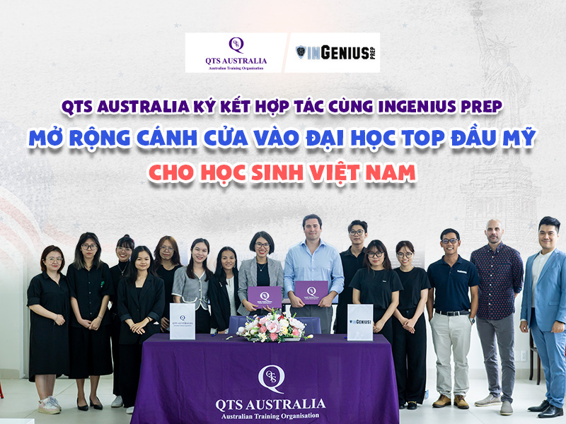 Lễ ký kết giữa QTS Australia và InGenius