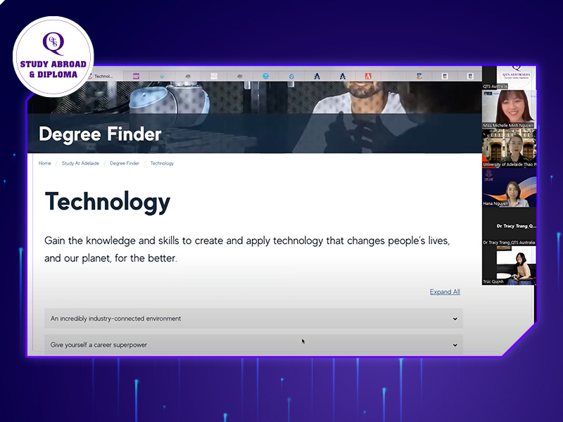Ms Thảo Phạm - University of Adelaide chia sẽ tại webinar