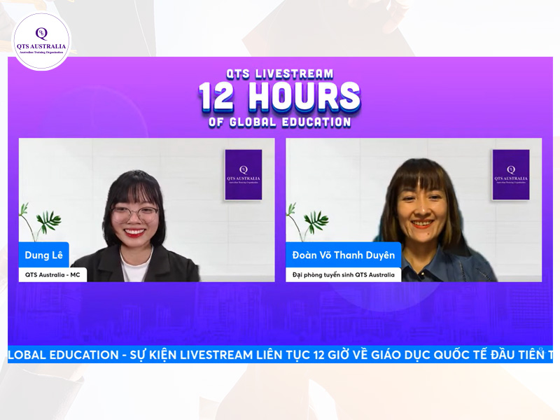 Ms. Thanh Duyên - Đại diện Tuyển sinh QTS Australia đưa ra lời khuyên