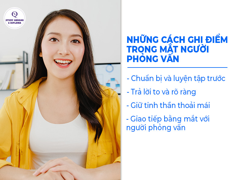 Những cách ghi điểm trong mắt người phỏng vấn