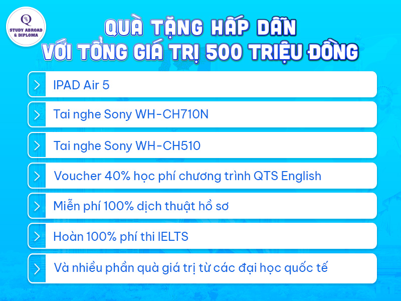 Quà tặng hấp dẫn với tổng giá trị 500 triệu đồng