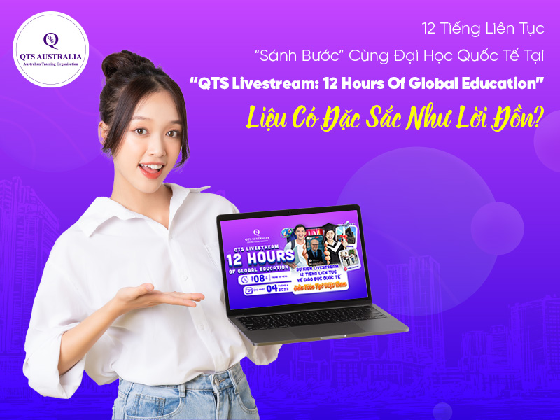 |Timeline chương trình QTS Livestream 12 hours of Global Education|Các đại diện trường HTMi
