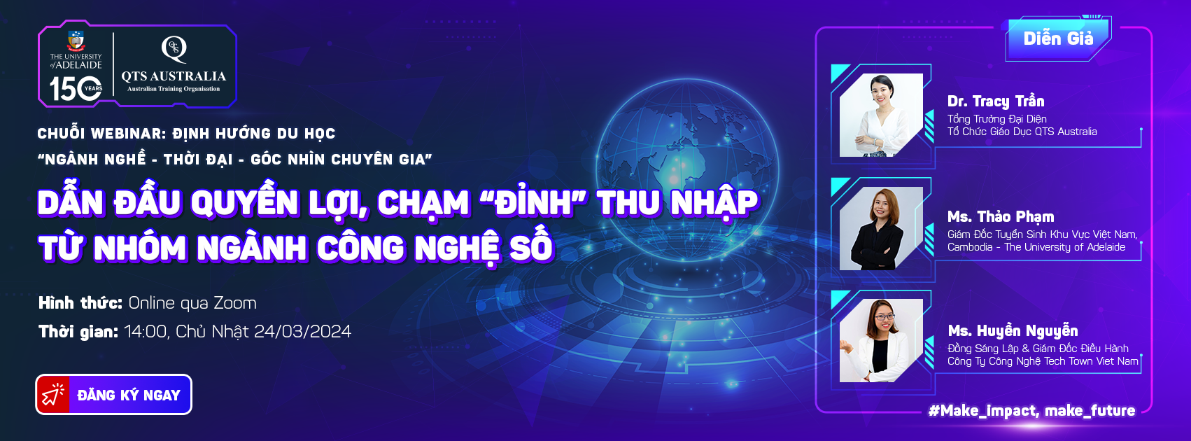 Webinar Định hướng du học ngành công nghệ số