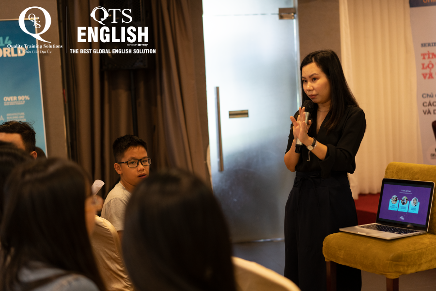 Sự kiện cafetalk của tổ chức giáo dục Úc QTS|Check in sự kiện cafetalk của tổ chức giáo dục Úc