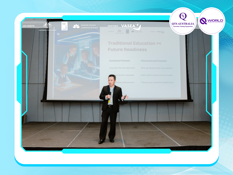 Ông Nguyễn Mạnh Tuấn đã có phần chia sẻ ấn tượng về QWorld