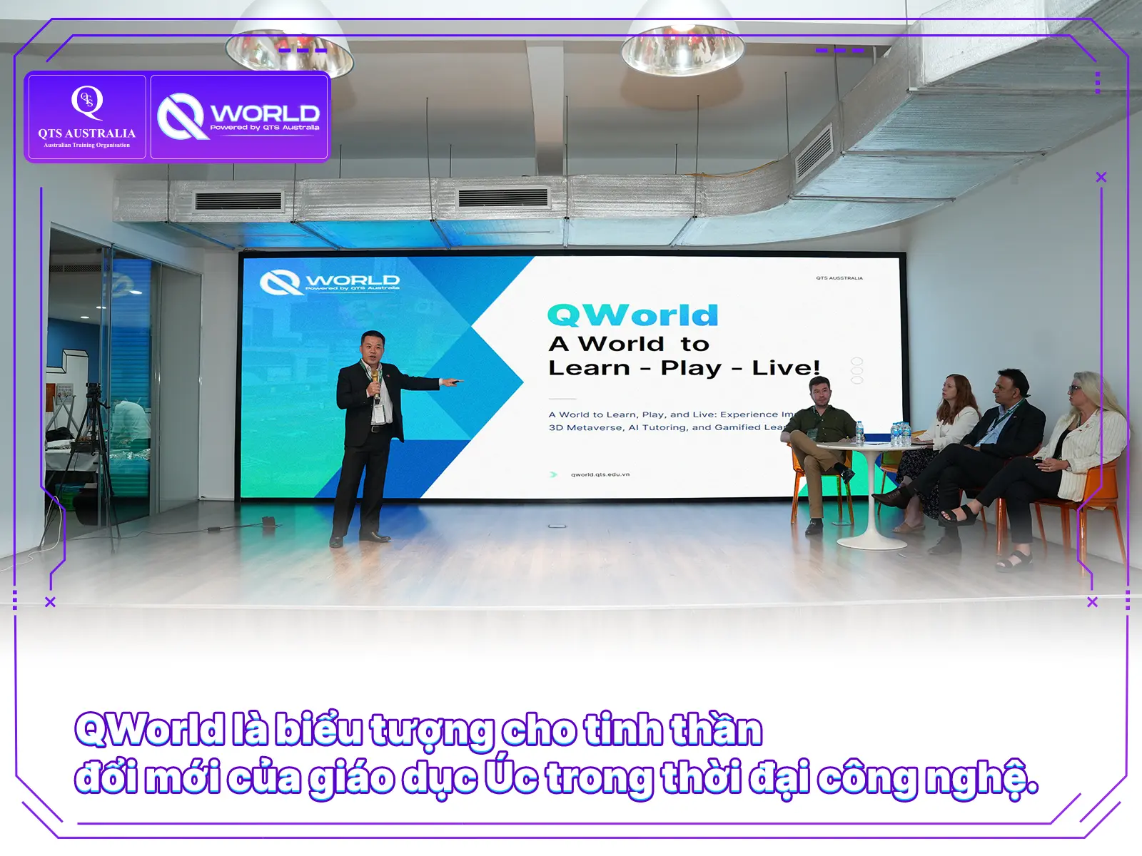 QWorld là biểu tượng cho tinh thần đổi mới của giáo dục Úc trong thời đại công nghệ.