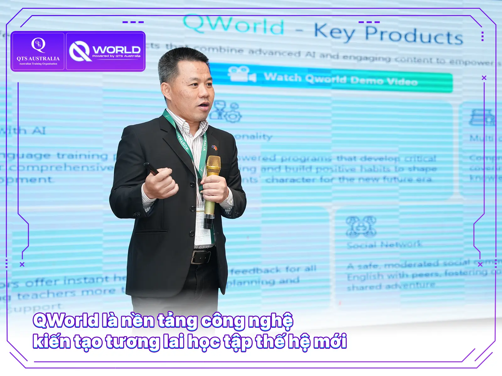 QWorld là nền tảng công nghệ kiến tạo tương lai học tập thế hệ mới