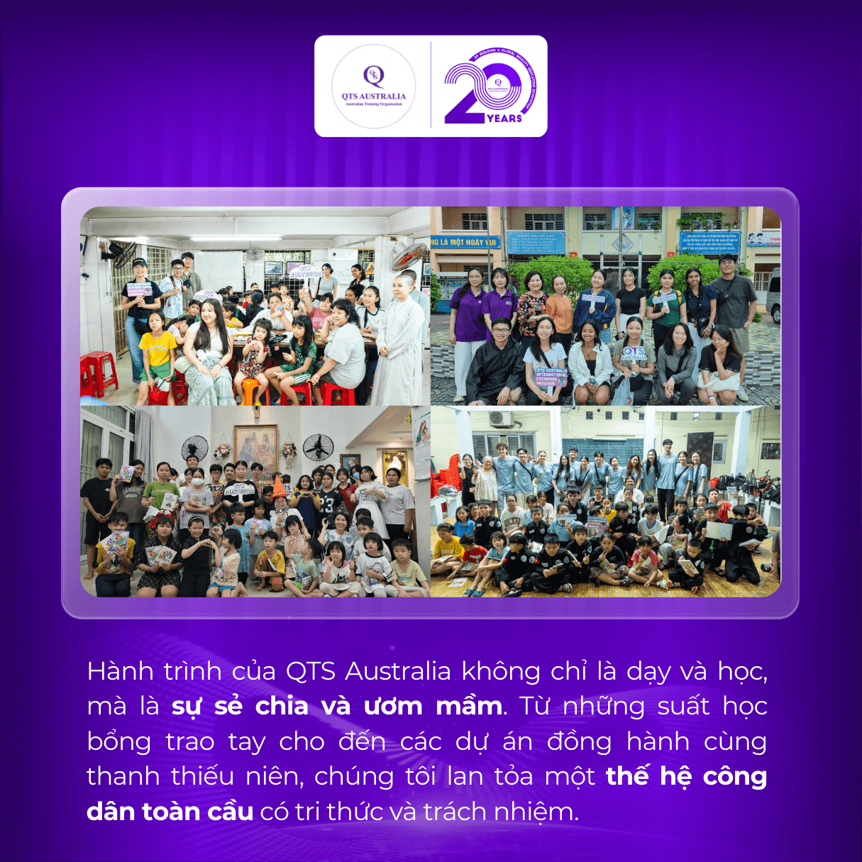 QTS Australia kỷ niệm 20 năm thành lập