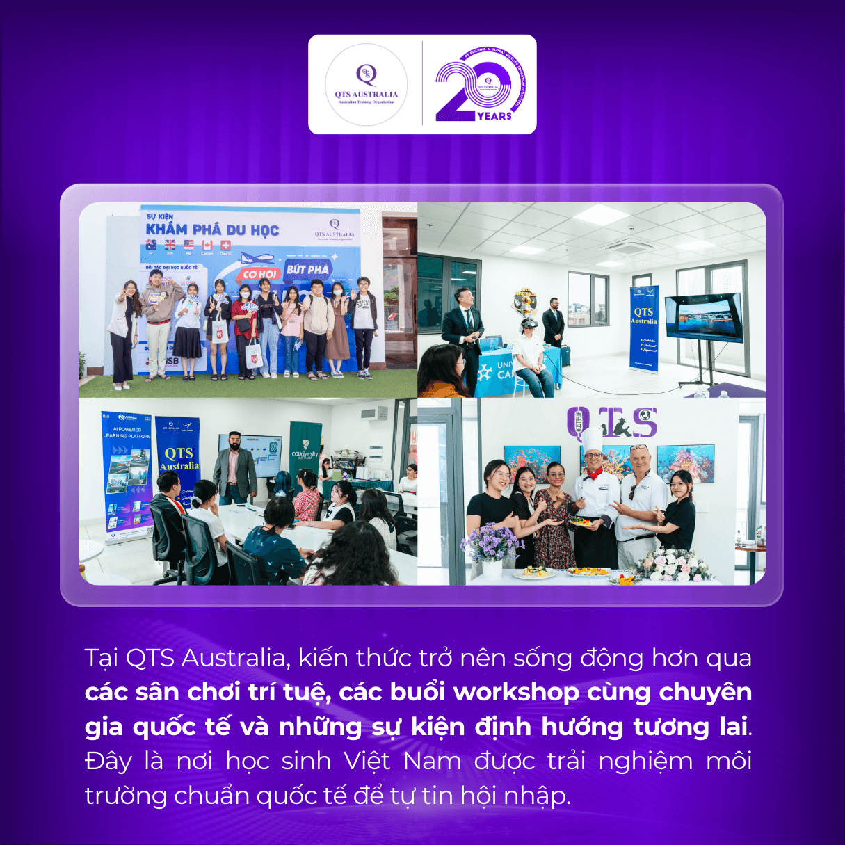 QTS Australia kỷ niệm 20 năm thành lập