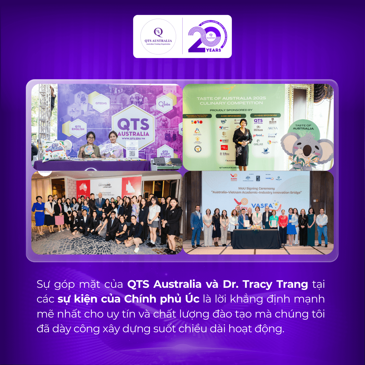 QTS Australia kỷ niệm 20 năm thành lập