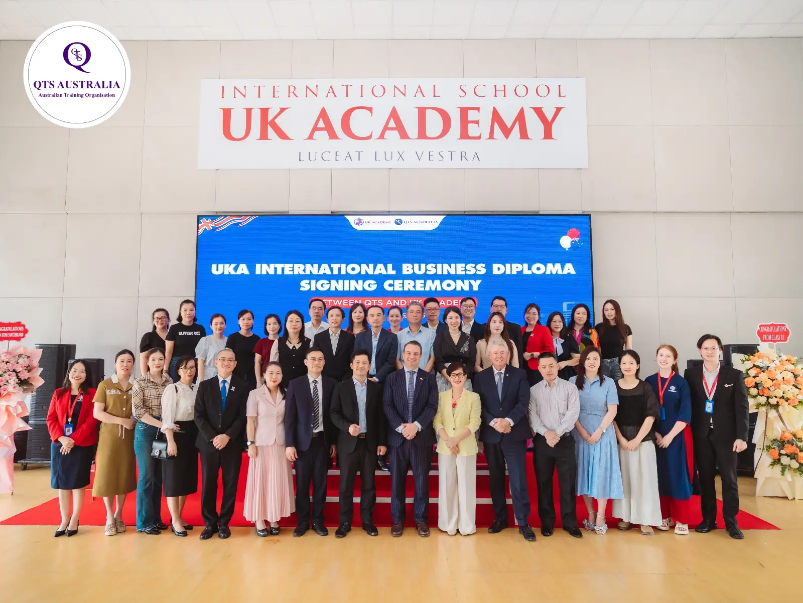 QTS Australia ký kết hợp tác chiến lược với UK Academy