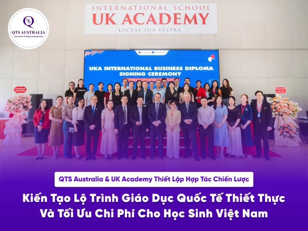 QTS Australia và UK Academy ký kết hợp tác chiến lược