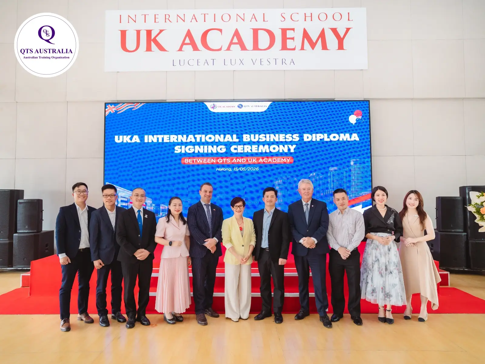 QTS Australia và UK Academy ký kết hợp tác chiến lược