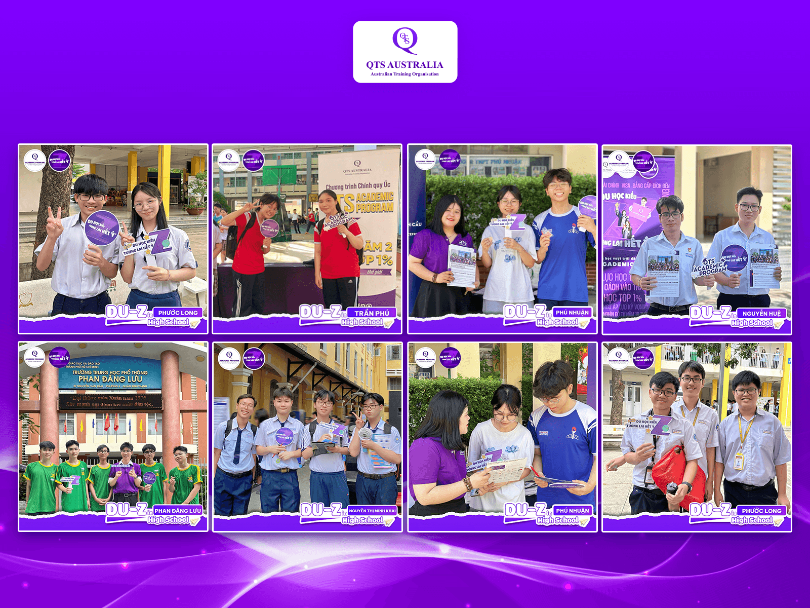 QTS Australia tại các trường THPT