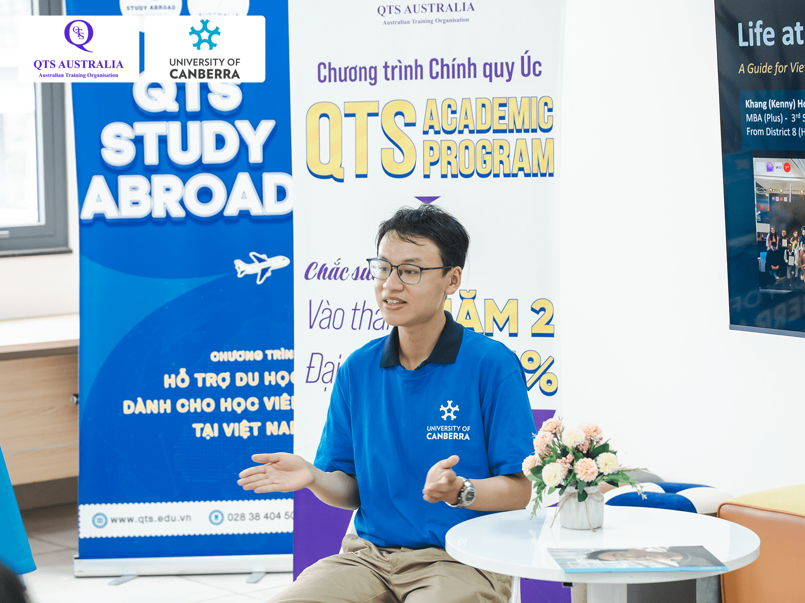 Anh Kenny Ho chia sẻ về cuộc sống tại University of Canberra
