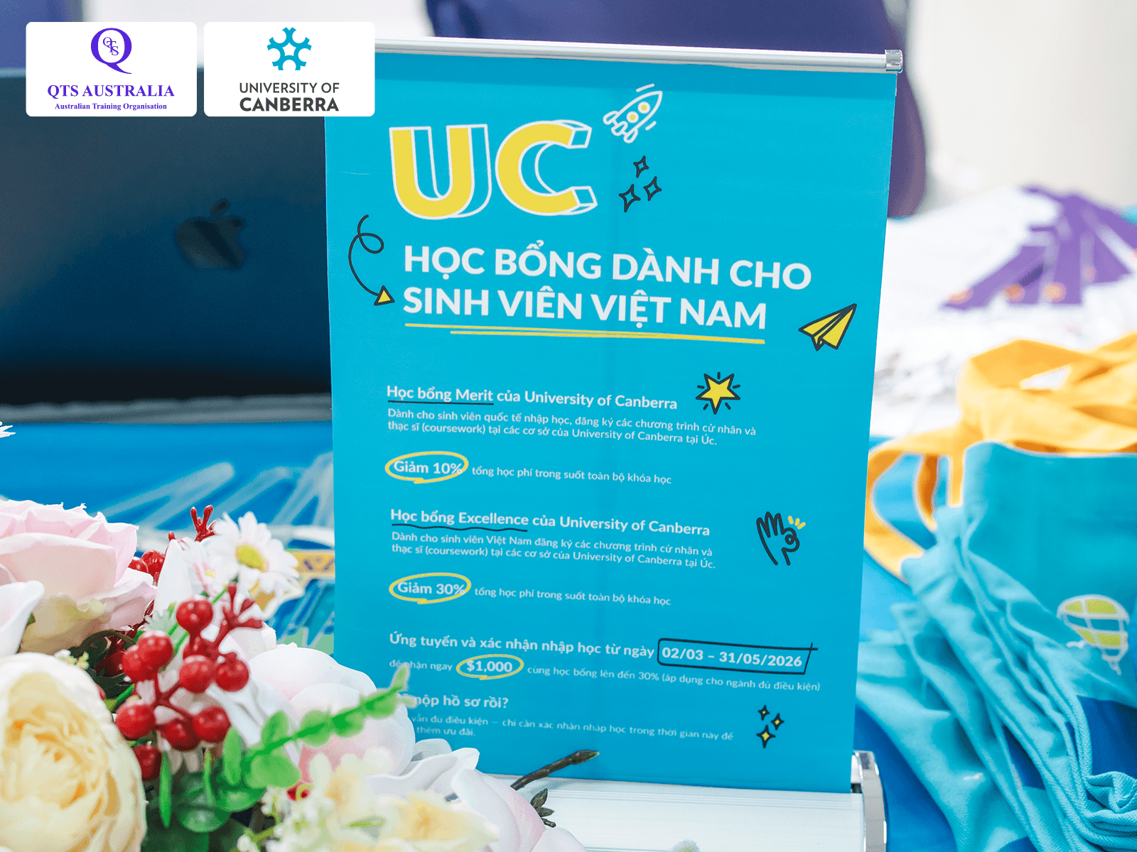Sự kiện Study, Lead & Succeed - University of Canberra