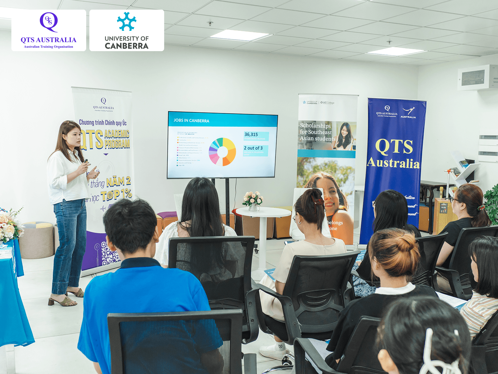 Sự kiện Study, Lead & Succeed - University of Canberra