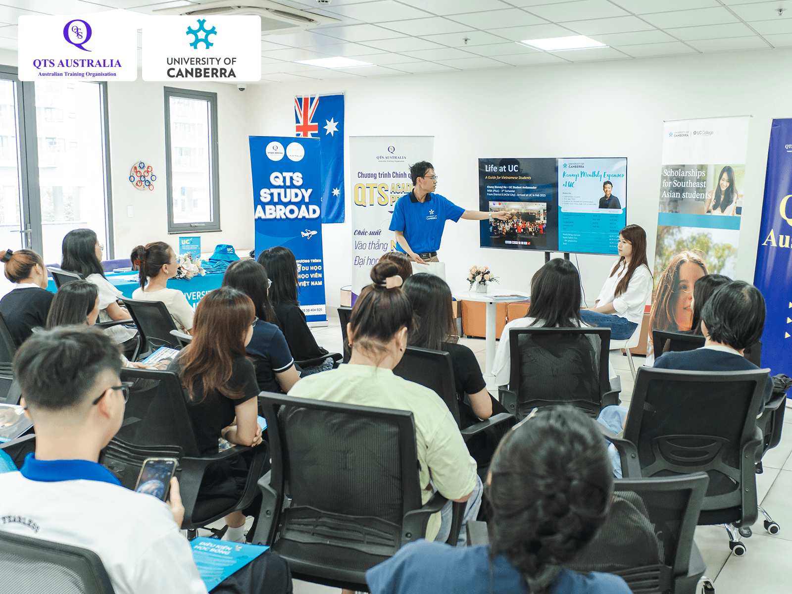 Sự kiện Study, Lead & Succeed - University of Canberra