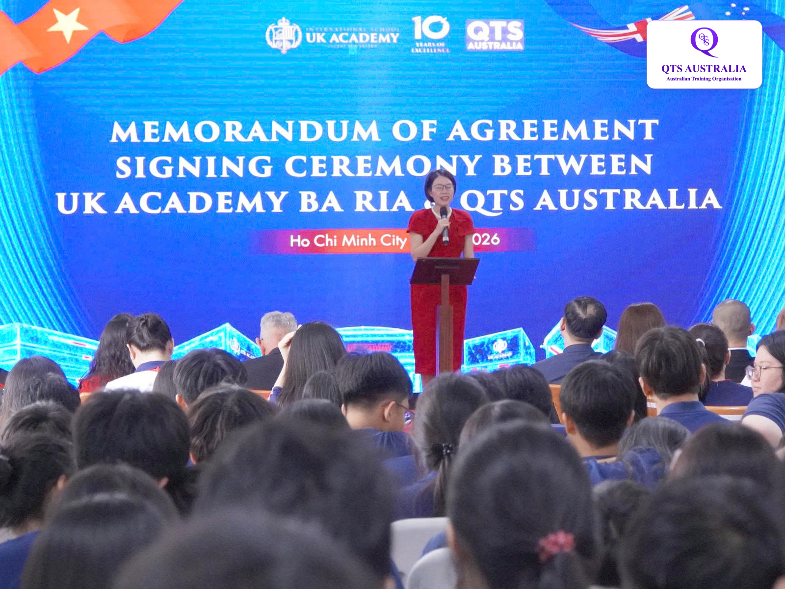 Tiến sĩ Tracy Trang - Tổng trưởng QTS Australia tại Việt Nam
